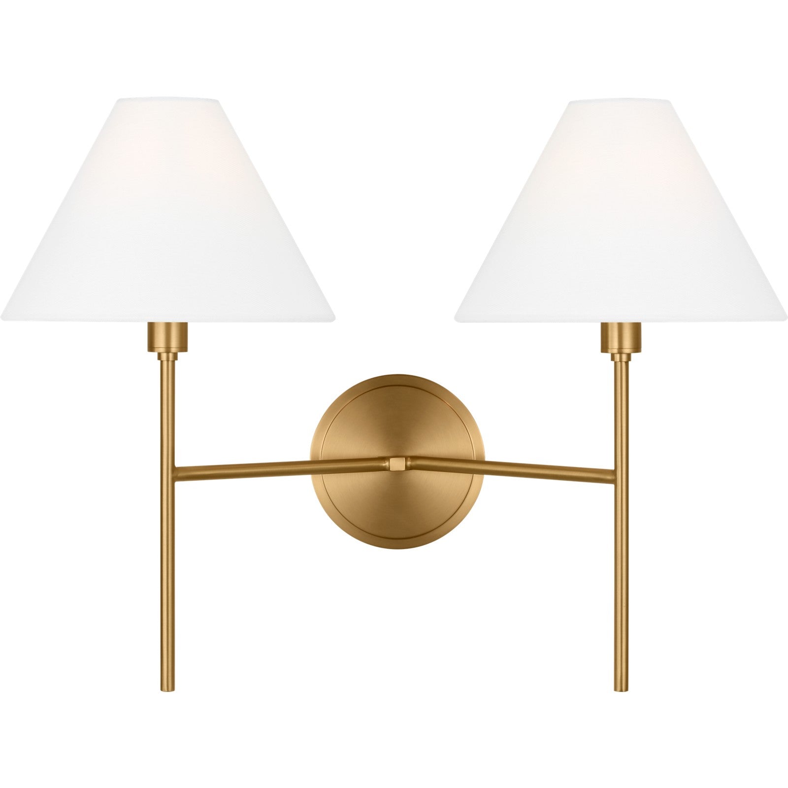 Ridgewood Medium Sconce Aged Iron - Visual Comfort Wall Lights