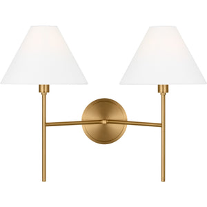 Ridgewood Medium Sconce Aged Iron - Visual Comfort Wall Lights