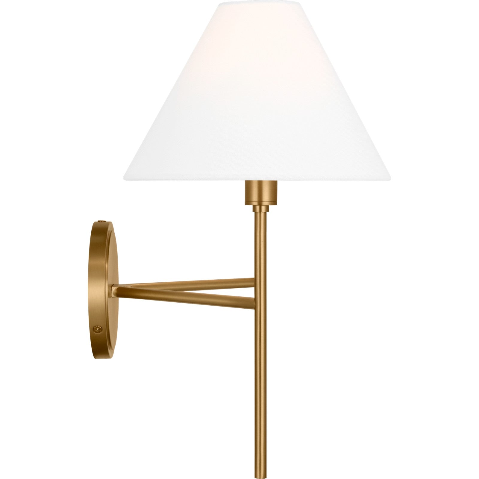 Ridgewood Medium Sconce Aged Iron - Visual Comfort Wall Lights