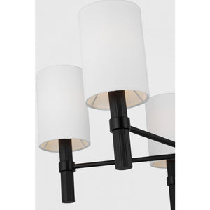 Manor Medium Chandelier Midnight Black - Visual Comfort Ceiling Lights
