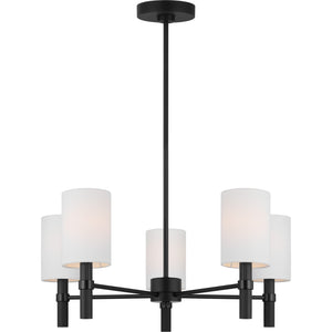Manor Medium Chandelier Midnight Black - Visual Comfort Ceiling Lights