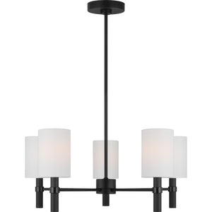 Manor Medium Chandelier Midnight Black - Visual Comfort Ceiling Lights