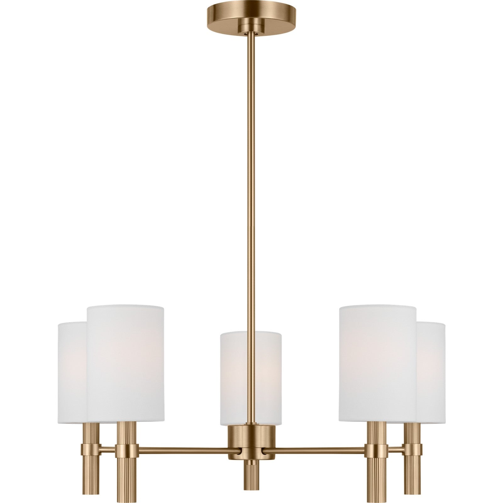 Manor Medium Chandelier Midnight Black - Visual Comfort Ceiling Lights