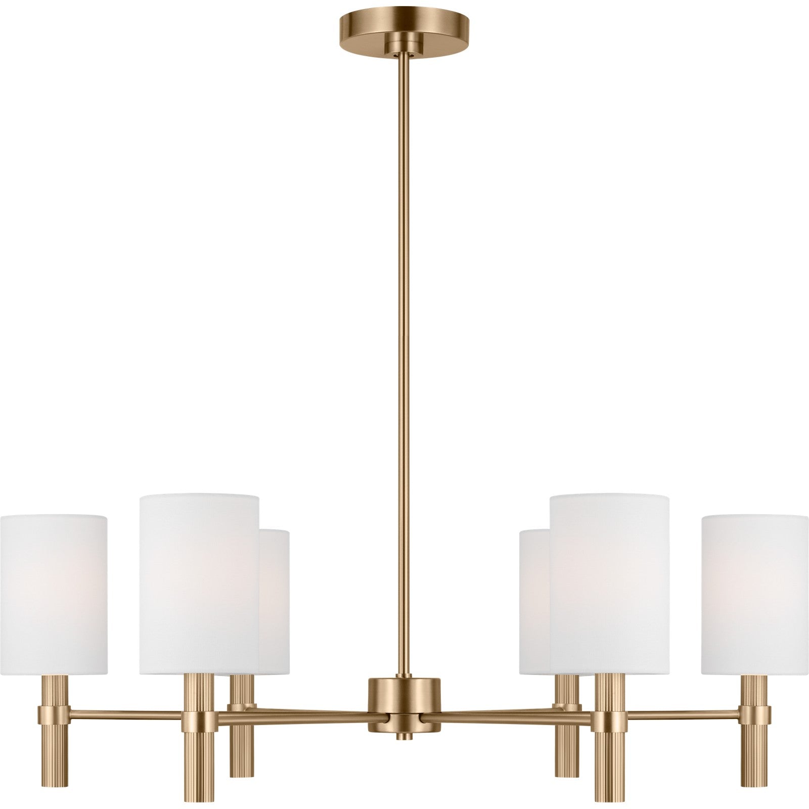 Manor Large Chandelier Midnight Black - Visual Comfort Ceiling Lights