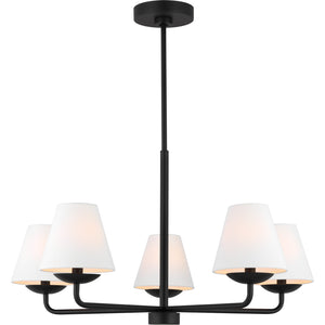 Albion Medium Chandelier Midnight Black - Visual Comfort Ceiling Lights