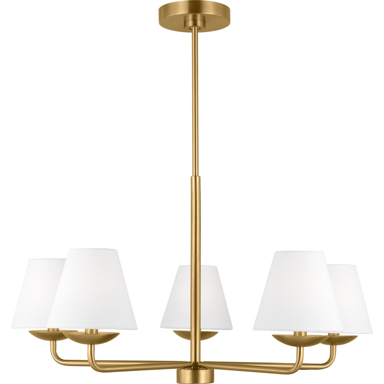 Albion Medium Chandelier Midnight Black - Visual Comfort Ceiling Lights