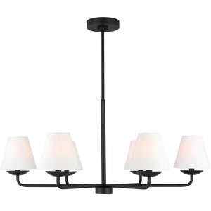 Albion Large Chandelier Midnight Black - Visual Comfort Ceiling Lights
