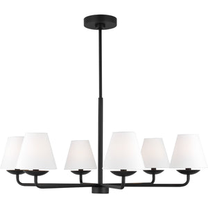 Albion Large Chandelier Midnight Black - Visual Comfort Ceiling Lights