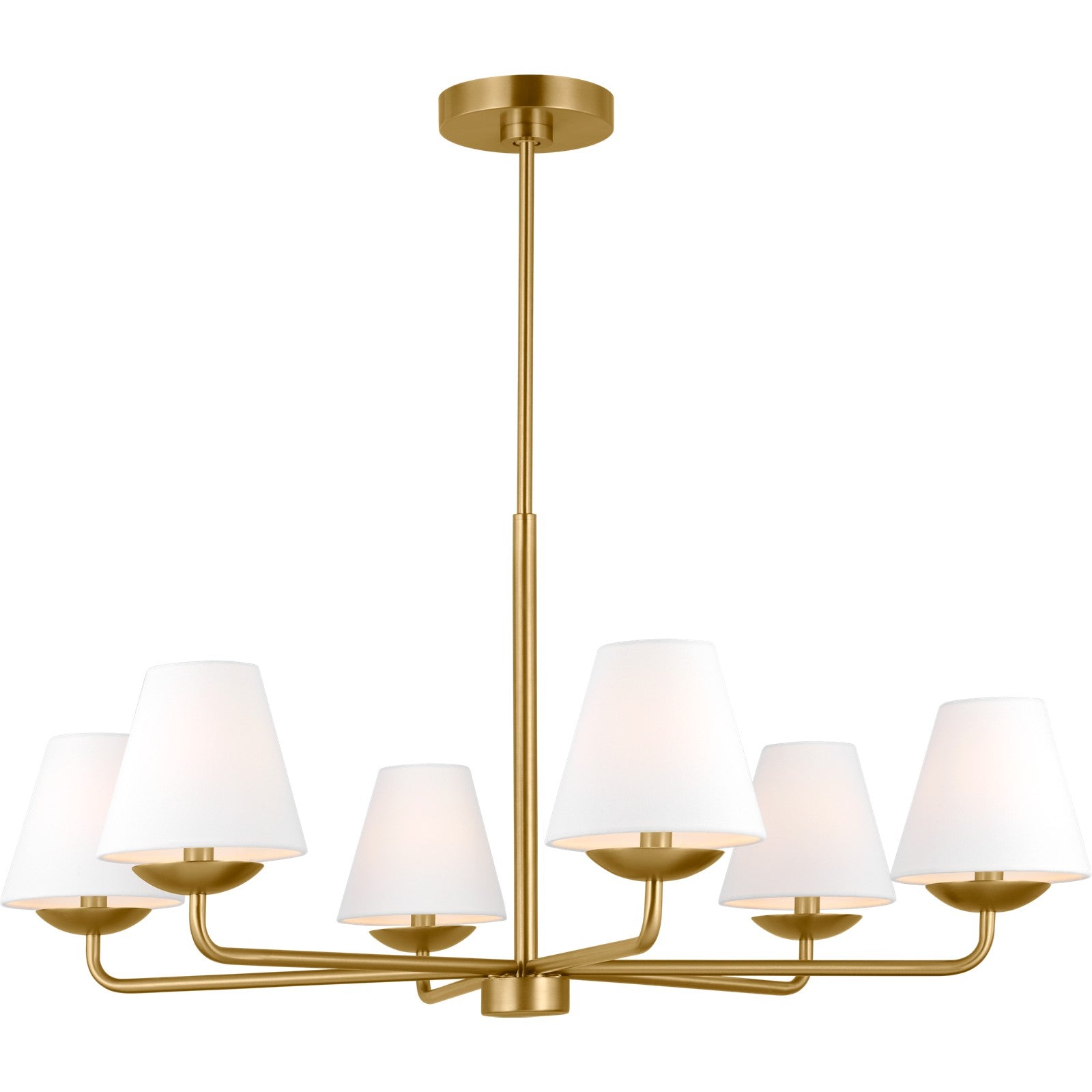 Albion Large Chandelier Midnight Black - Visual Comfort Ceiling Lights