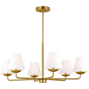 Albion Large Chandelier Midnight Black - Visual Comfort Ceiling Lights