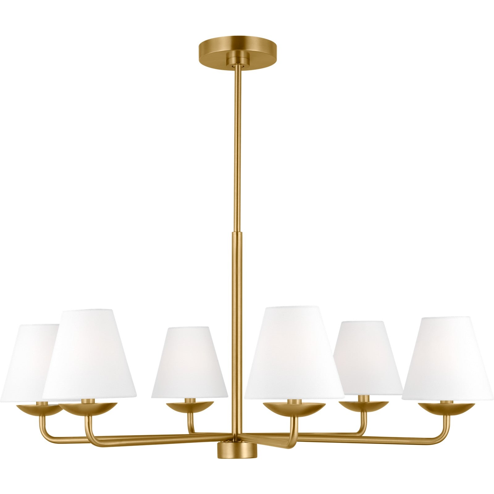 Albion Large Chandelier Midnight Black - Visual Comfort Ceiling Lights