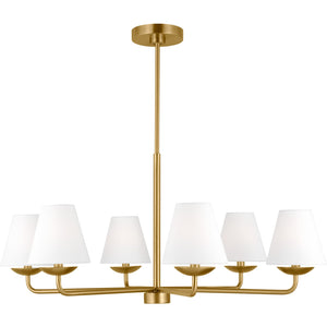 Albion Large Chandelier Midnight Black - Visual Comfort Ceiling Lights