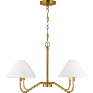 Eldon Medium Chandelier in Midnight Black - Visual Comfort Ceiling Lights