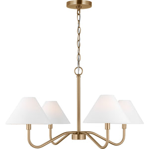 Eldon Medium Chandelier in Midnight Black - Visual Comfort Ceiling Lights