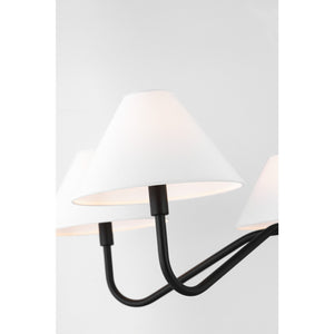 Eldon Large Chandelier in Midnight Black - Visual Comfort Ceiling Lights
