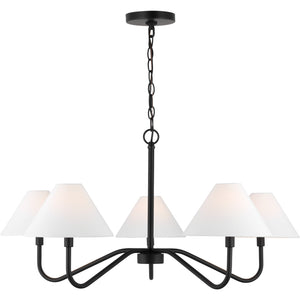 Eldon Large Chandelier in Midnight Black - Visual Comfort Ceiling Lights