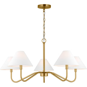 Eldon Large Chandelier in Midnight Black - Visual Comfort Ceiling Lights