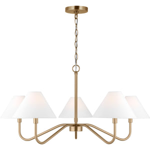 Eldon Large Chandelier in Midnight Black - Visual Comfort Ceiling Lights