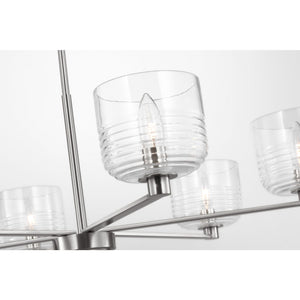 Lochdale Large Chandelier Brushed Nickel - Visual Comfort Ceiling Lights