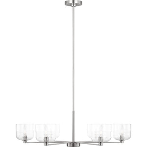 Lochdale Large Chandelier Brushed Nickel - Visual Comfort Ceiling Lights