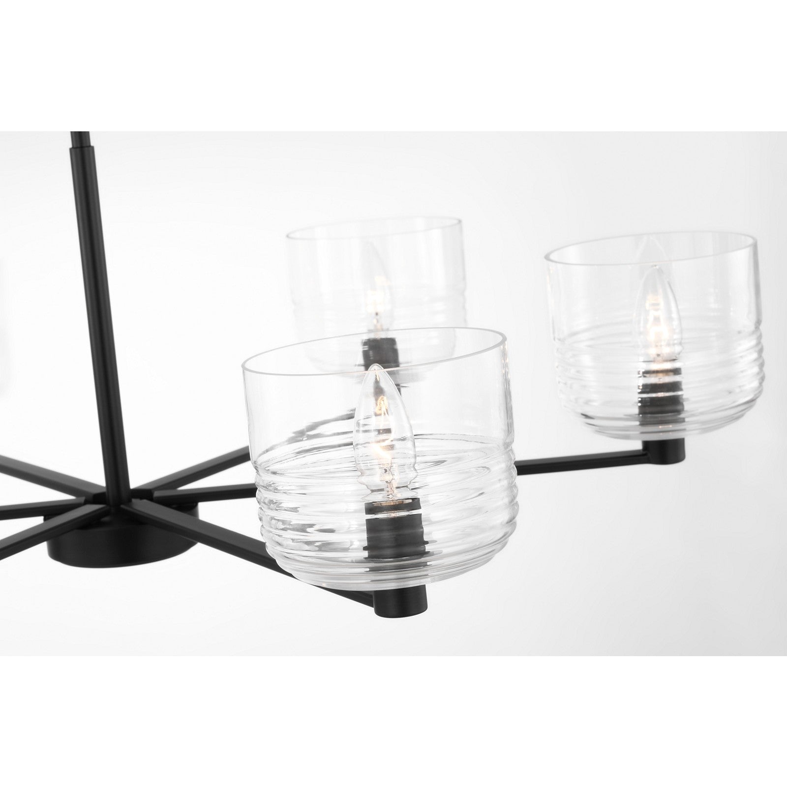 Lochdale Large Chandelier Brushed Nickel - Visual Comfort Ceiling Lights