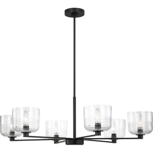 Lochdale Large Chandelier Brushed Nickel - Visual Comfort Ceiling Lights
