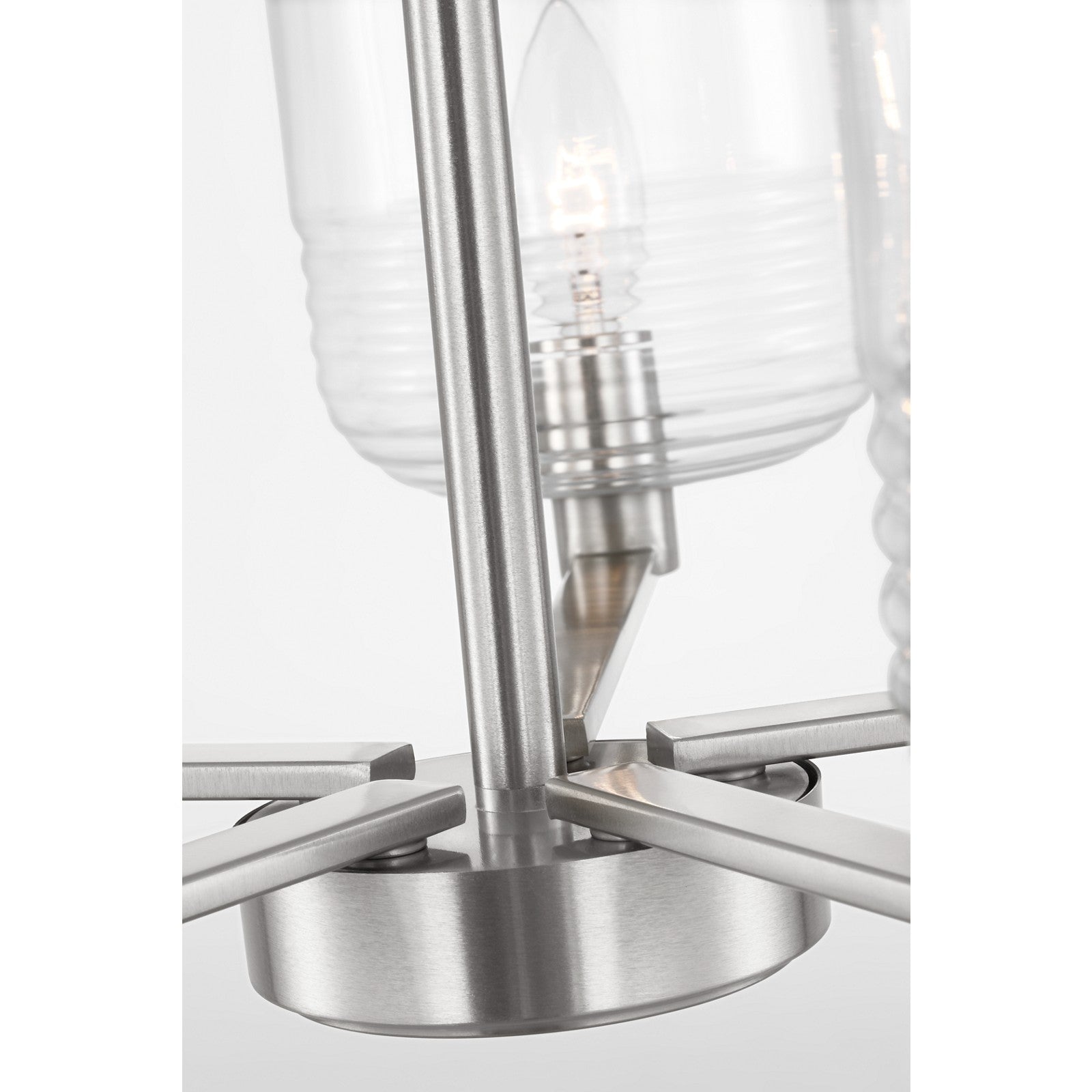 Lochdale Medium Chandelier in Brushed Nickel - Visual Comfort Ceiling Lights