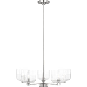 Lochdale Medium Chandelier in Brushed Nickel - Visual Comfort Ceiling Lights
