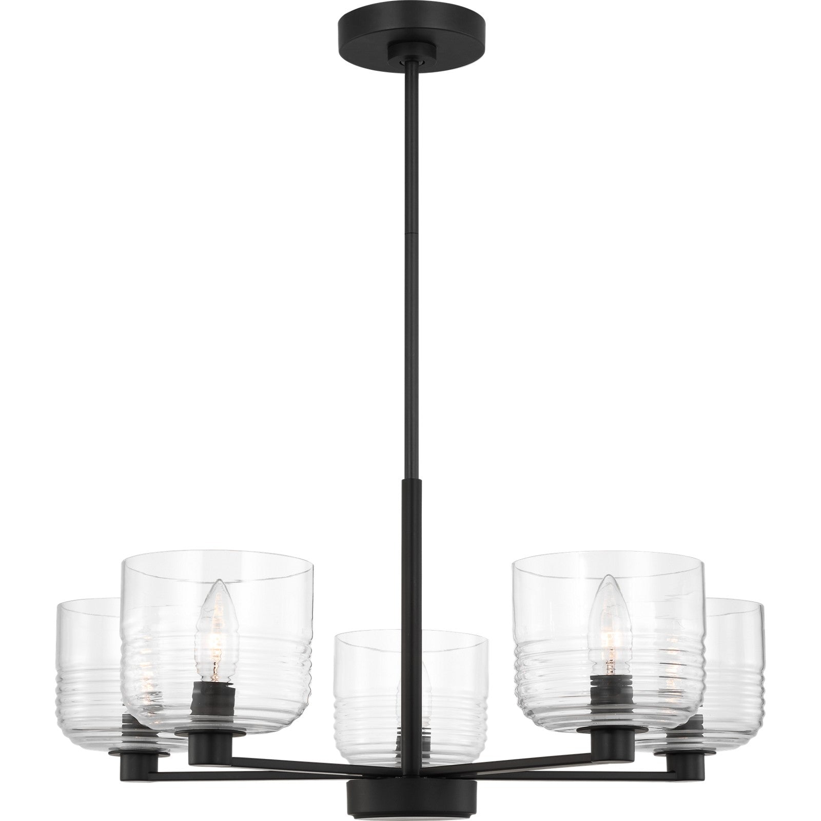 Lochdale Medium Chandelier in Brushed Nickel - Visual Comfort Ceiling Lights