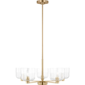Lochdale Medium Chandelier in Brushed Nickel - Visual Comfort Ceiling Lights
