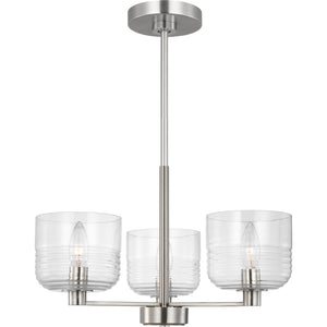 Lochdale Small Chandelier in Brushed Nickel - Visual Comfort Ceiling Lights