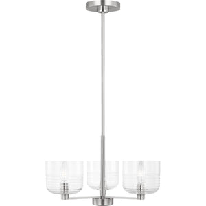Lochdale Small Chandelier in Brushed Nickel - Visual Comfort Ceiling Lights