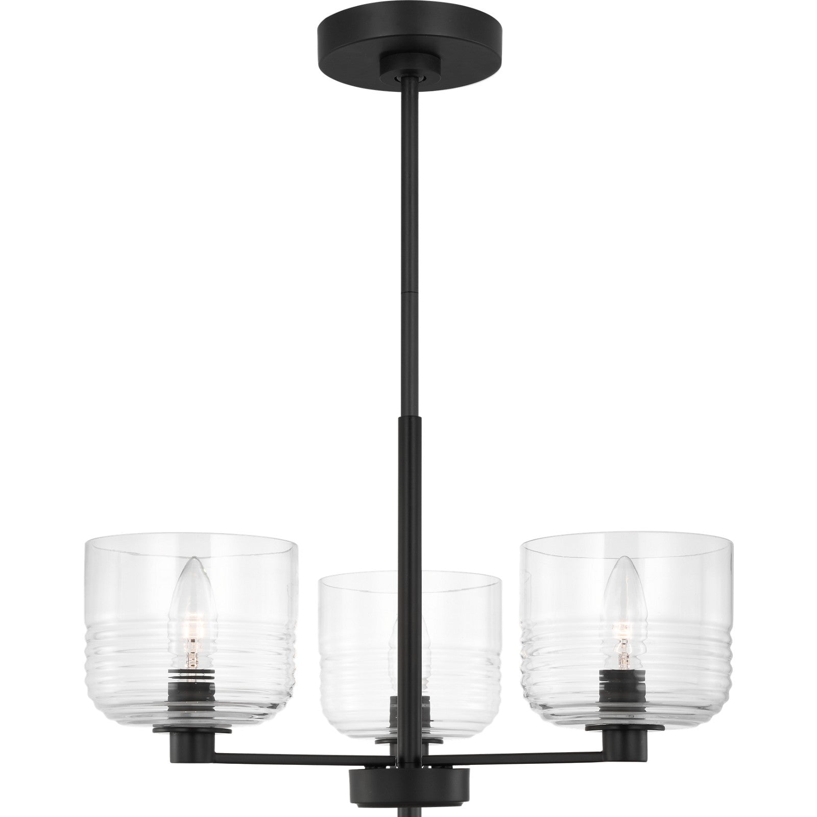 Lochdale Small Chandelier in Brushed Nickel - Visual Comfort Ceiling Lights