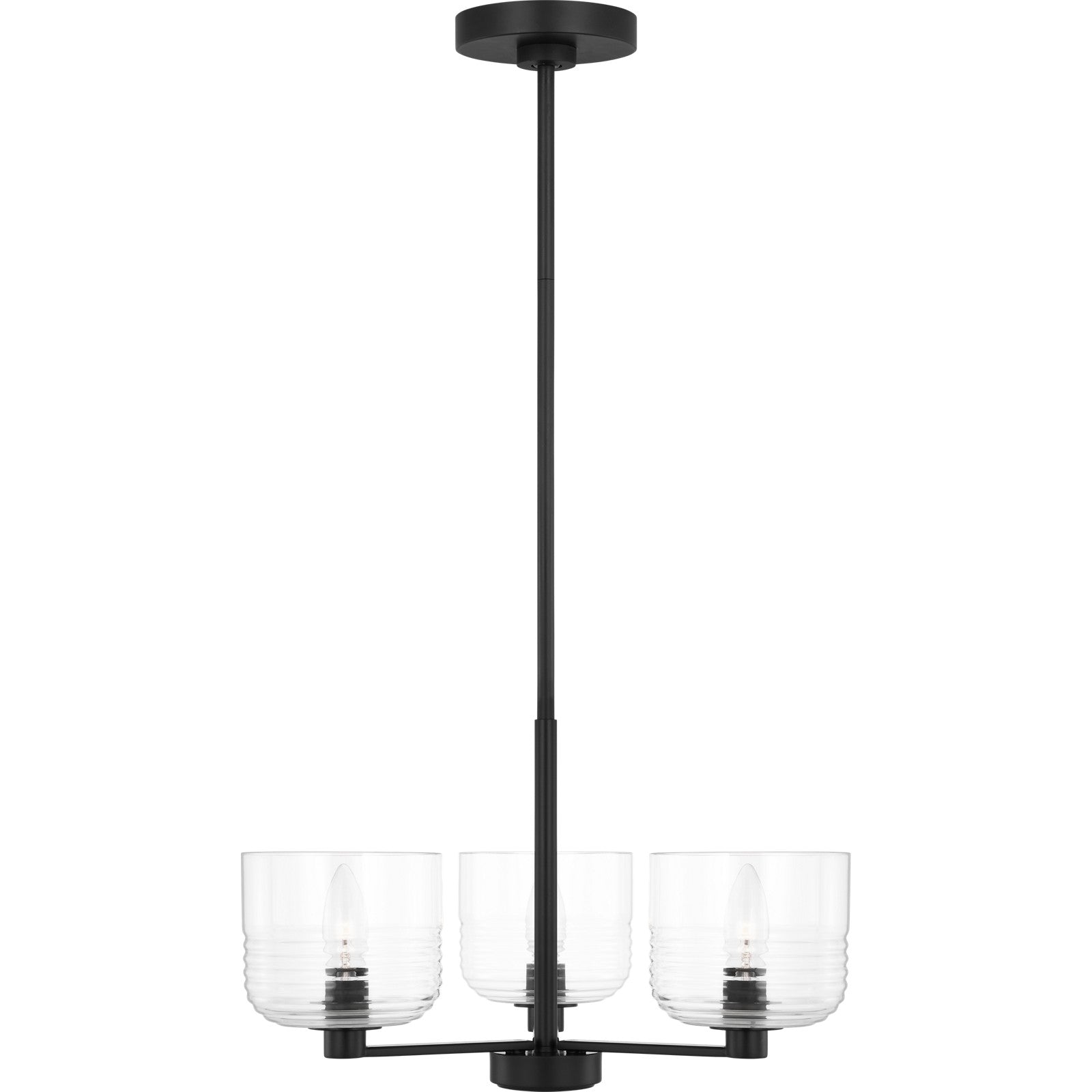 Lochdale Small Chandelier in Brushed Nickel - Visual Comfort Ceiling Lights