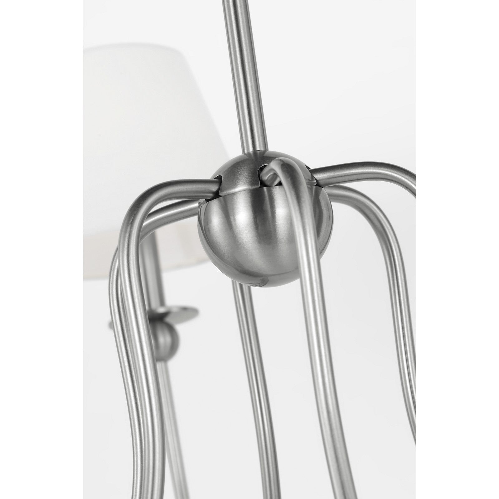 Elsay Large Chandelier in Brushed Nickel - Visual Comfort Ceiling Lights