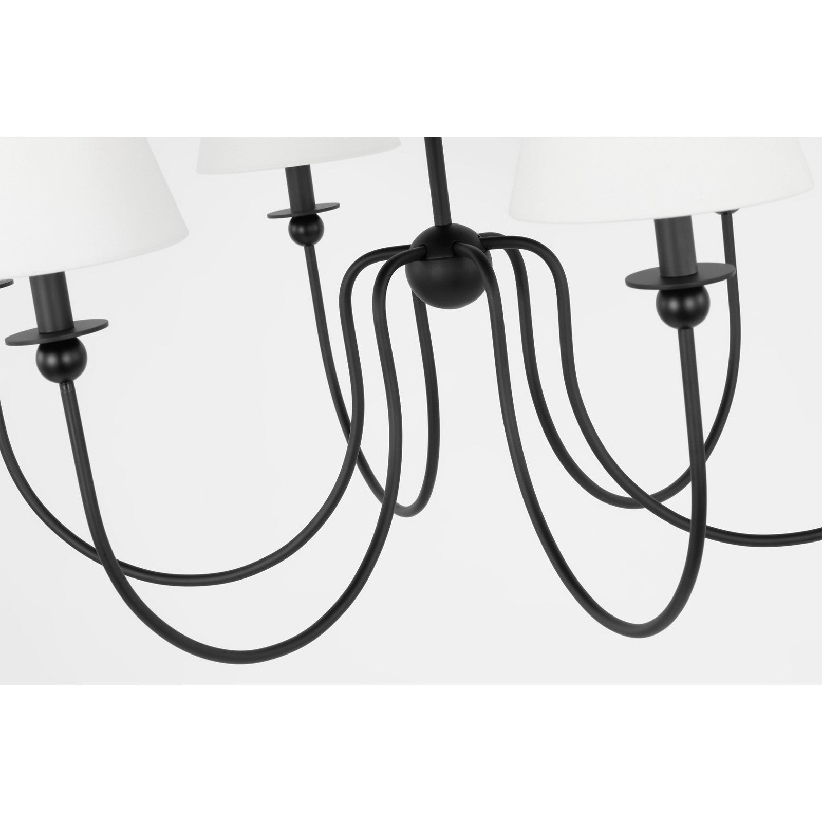 Elsay Large Chandelier in Brushed Nickel - Visual Comfort Ceiling Lights