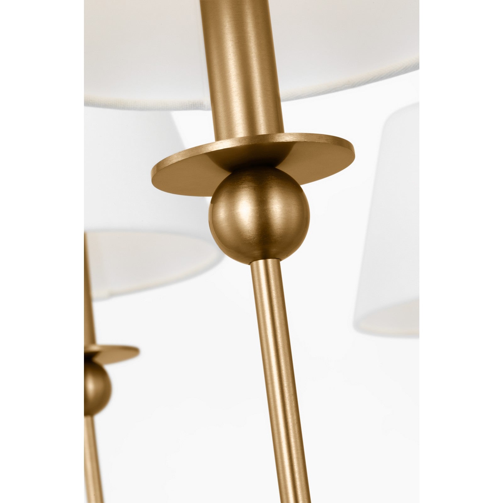 Elsay Large Chandelier in Brushed Nickel - Visual Comfort Ceiling Lights