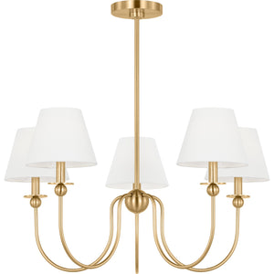 Elsay Medium Chandelier in Brushed Nickel - Visual Comfort Ceiling Lights