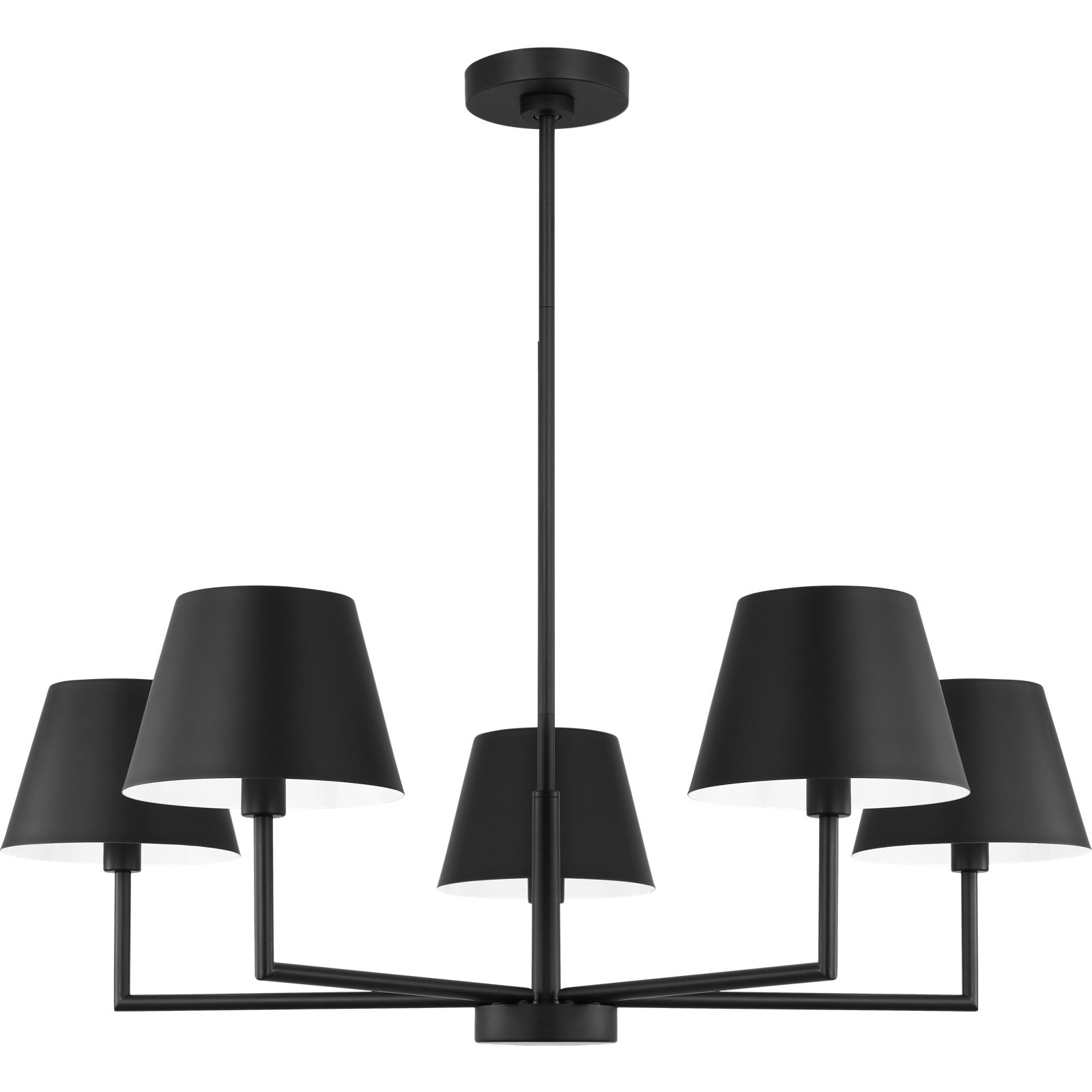 Ender Medium Chandelier Brushed Nickel - Visual Comfort Ceiling Lights