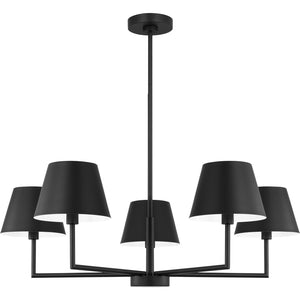 Ender Medium Chandelier Brushed Nickel - Visual Comfort Ceiling Lights
