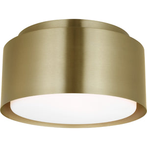 Dartmore Small Flush Mount Brushed Nickel - Visual Comfort Ceiling Lights