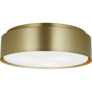 Dartmore Large Flush Mount Brushed Nickel - Visual Comfort Ceiling Lights