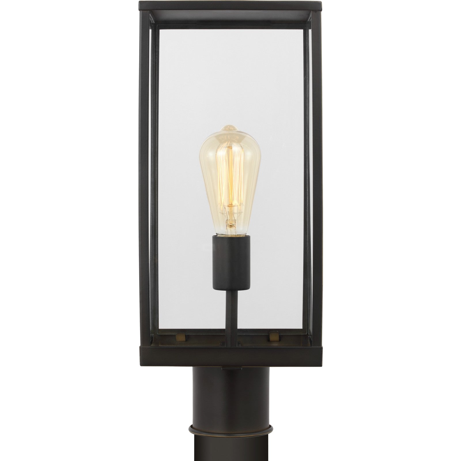 Howell Medium Post Lantern Antique Bronze - Visual Comfort Outdoor Lighting
