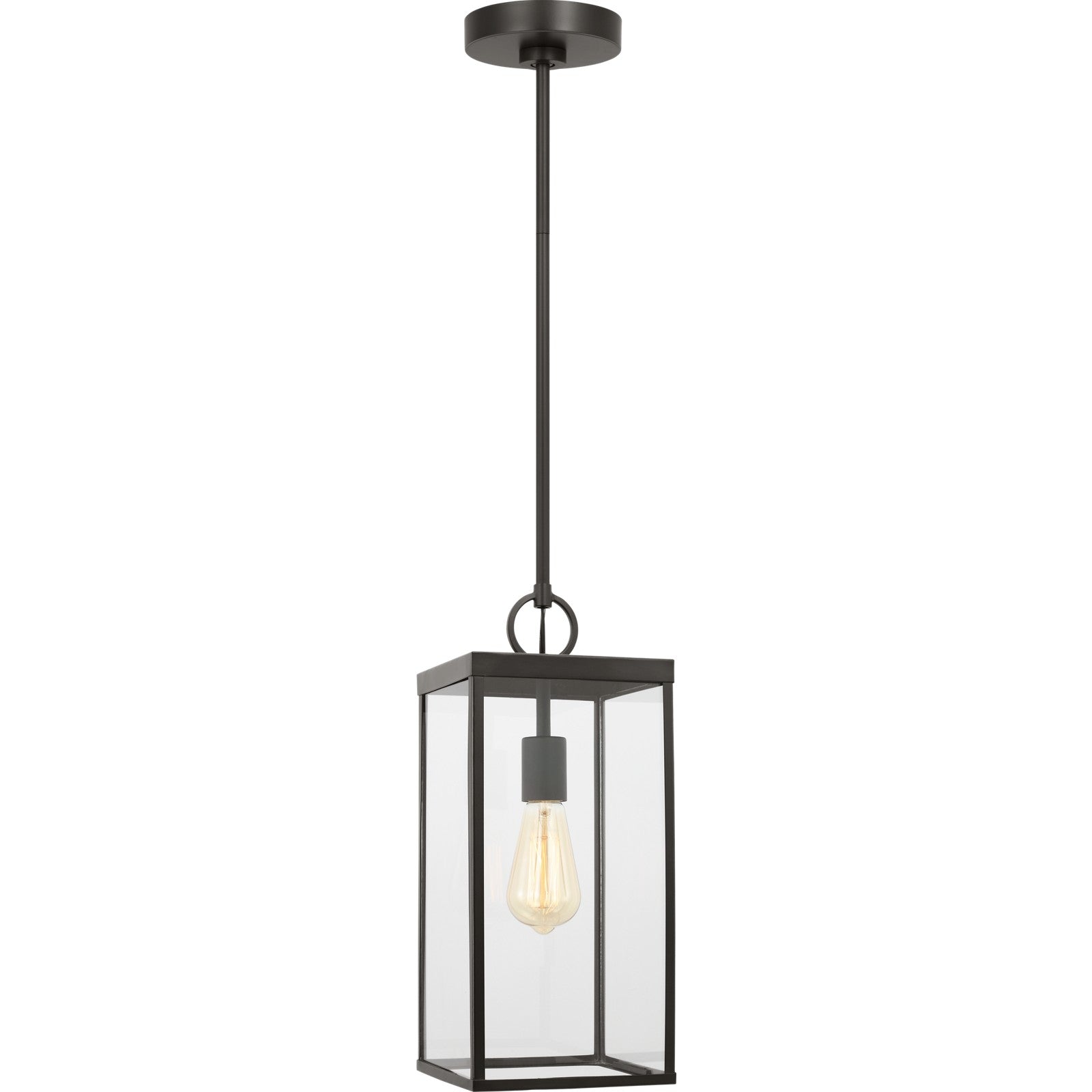 Howell Medium Pendant Lantern Antique Bronze - Visual Comfort Outdoor Lighting