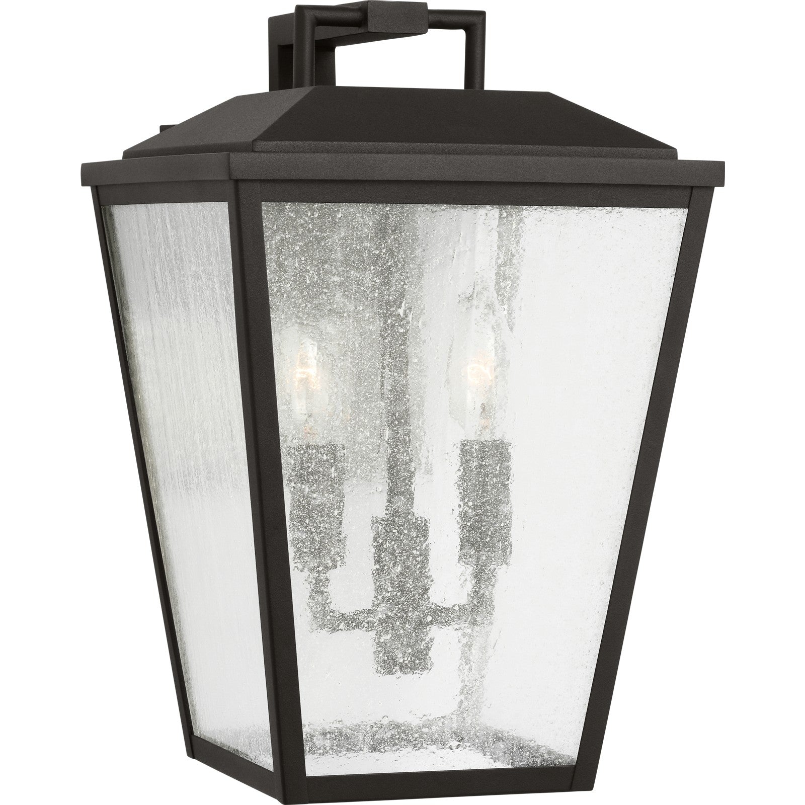 Kennewick Medium Wall Lantern Textured Black - Visual Comfort Outdoor Lighting