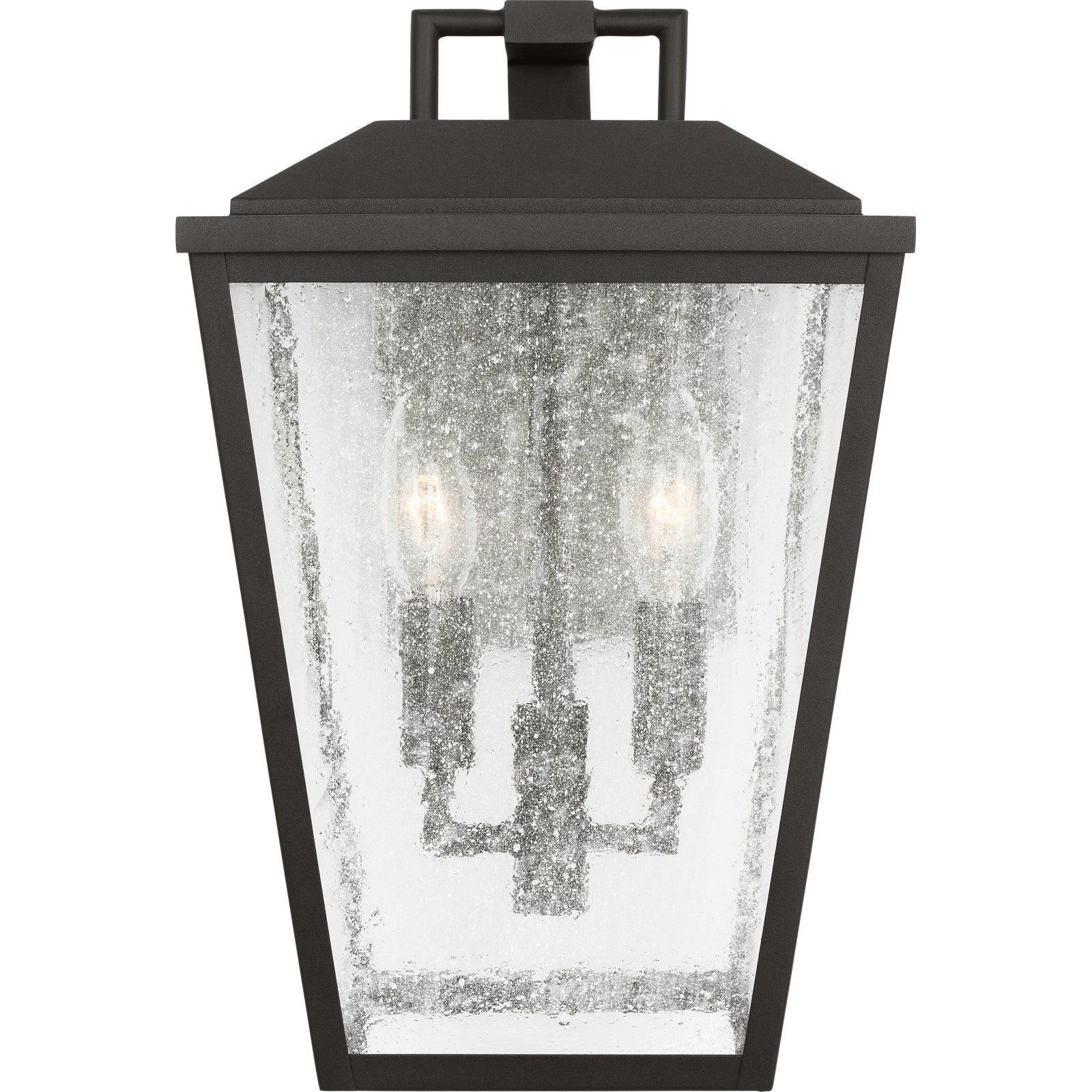 Kennewick Medium Wall Lantern Textured Black - Visual Comfort Outdoor Lighting