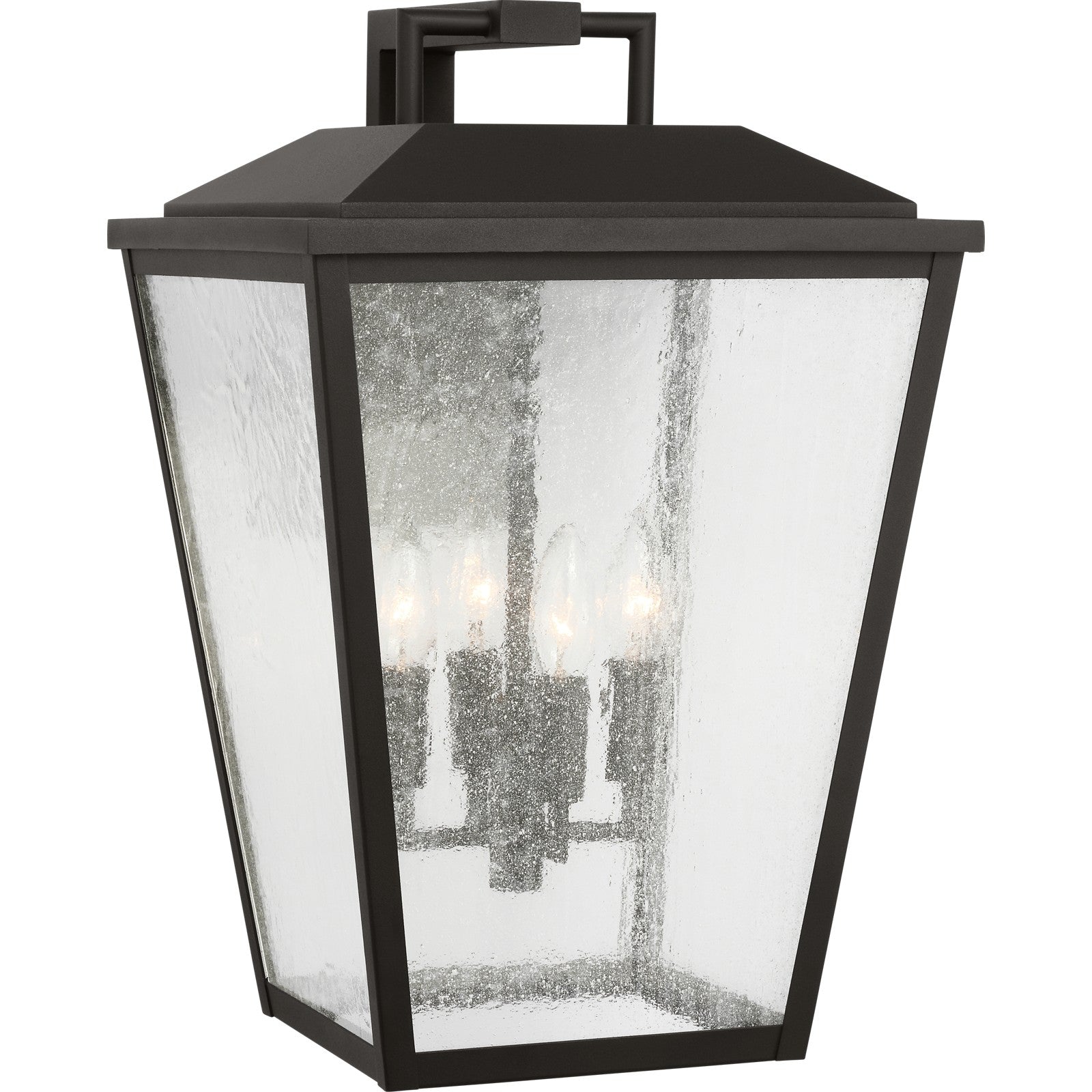 Kennewick Extra Large Wall Lantern Textured Black - Visual Comfort Outdoor Lighting