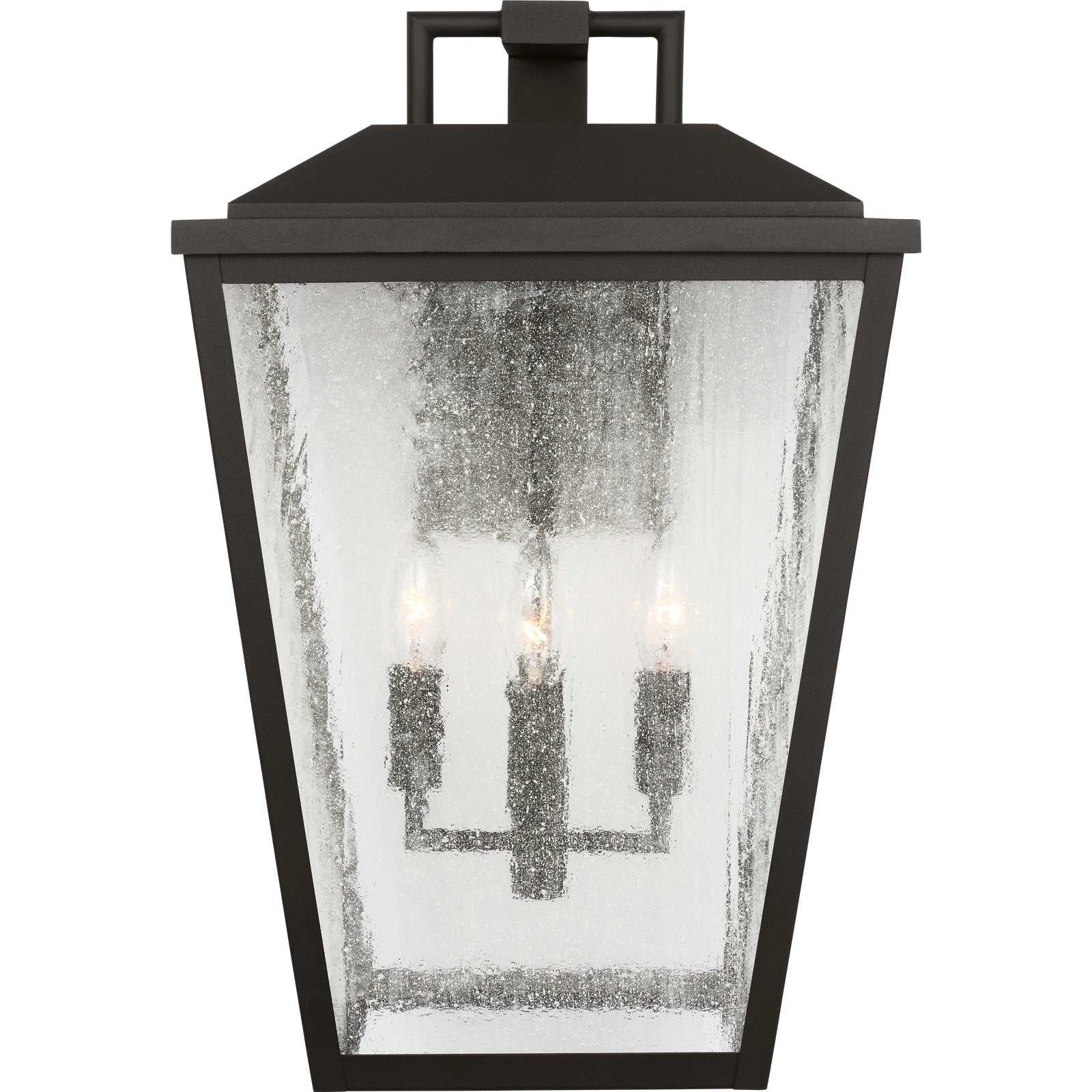 Kennewick Extra Large Wall Lantern Textured Black - Visual Comfort Outdoor Lighting