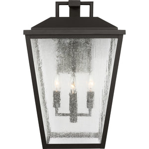 Kennewick Extra Large Wall Lantern Textured Black - Visual Comfort Outdoor Lighting