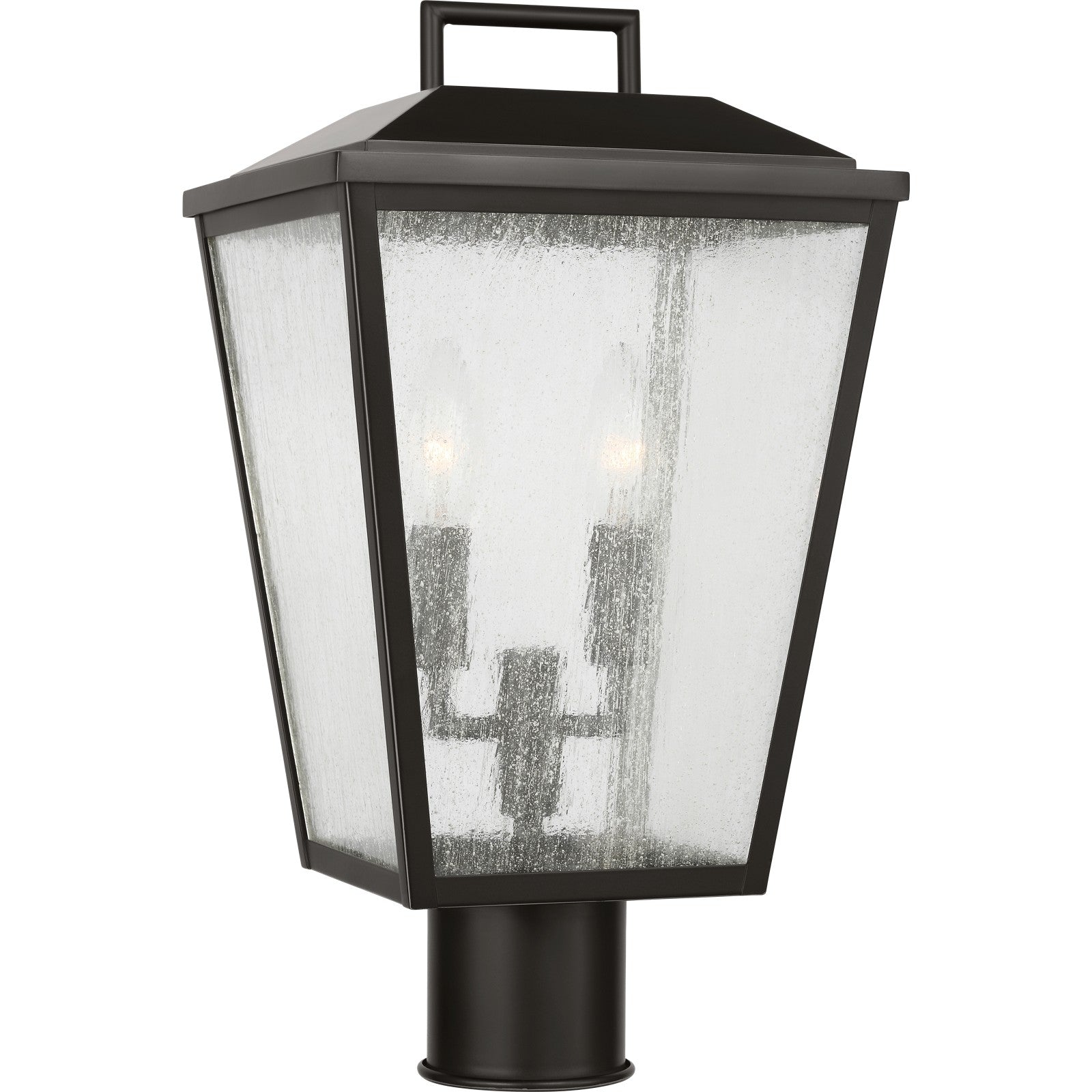 Kennewick Medium Post Antique Bronze - Visual Comfort Outdoor Lighting